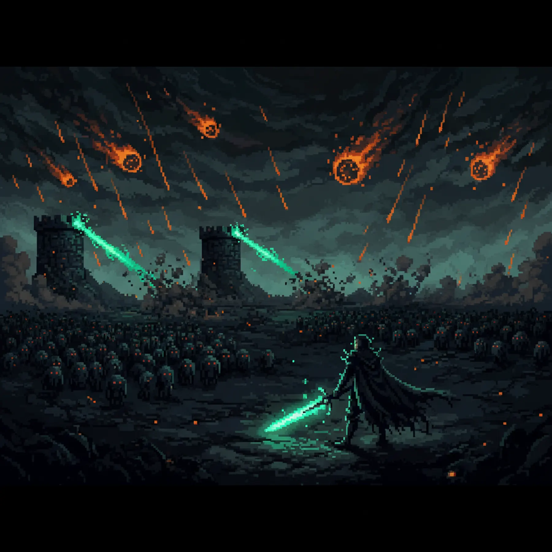 Cena de batalha Tower Survivors